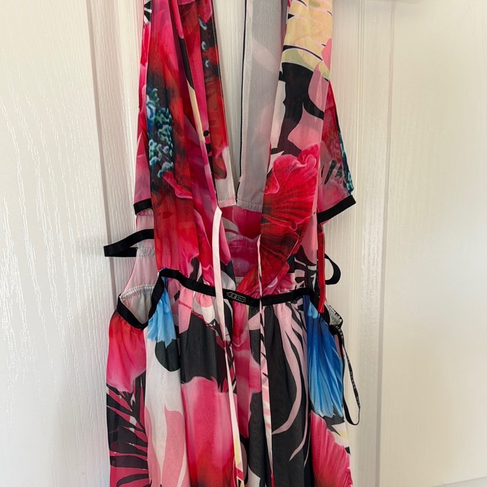 Floral Halter Maxi Dress